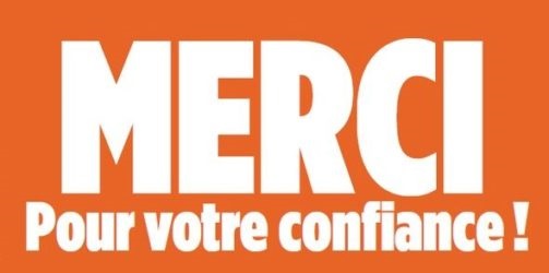 Merci pour votre vote