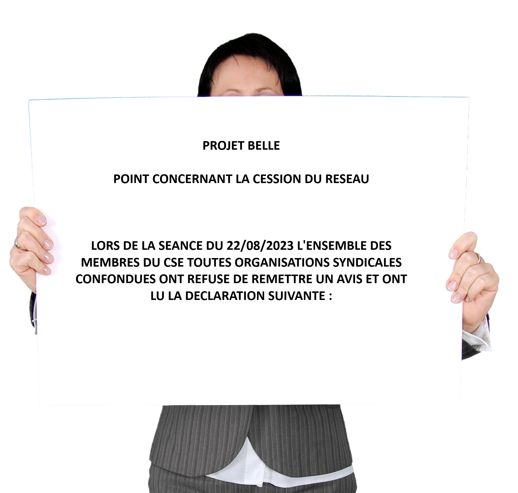 D&eacute;claration unanime des membres du CSE